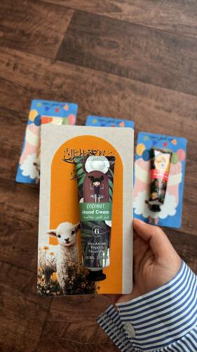 Hand cream with the seed