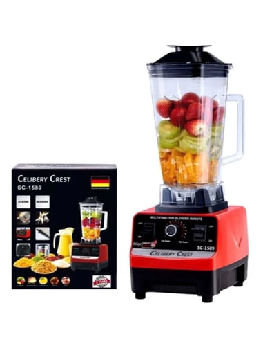Sleepery belly blender original with power 9000 watts - red and black - SC-1589