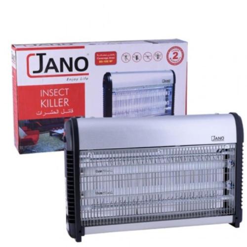 جانو مصباح كهربائي LED صاعق للحشرات - أسود وفضي -...