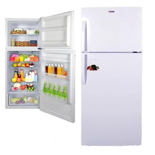 كي إم سي ثلاجة بفريزر علوي بسعة - 15 قدم مكعب - أب...