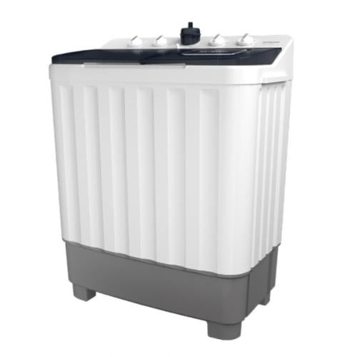 هيتاشي غسالة حوضين 9 كيلو - رمادي داكن - LTT09JWTM...