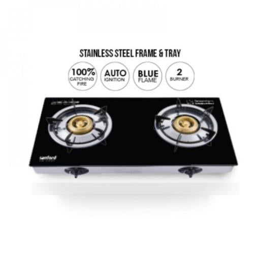 سانفورد غاز سطح - 2 عين - زجاج - SF5361GC