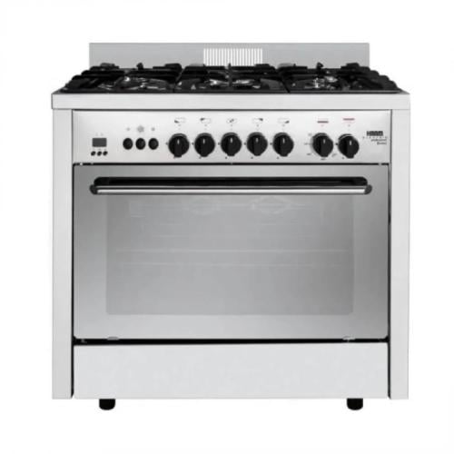 هام فرن غاز 5 شعلات مع مروحة بروفيشنال - 60x90 سم...