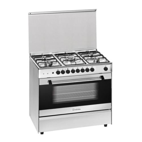 ميرلس فرن غاز - 5 عيون - 90×60 سم - ستيل - G900X