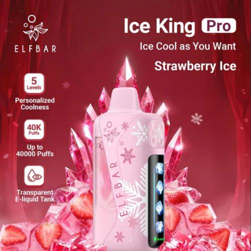 ELF BAR الف بار فراولة مثلج 40الف سحبة