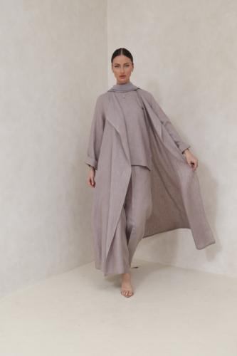 MN Abaya Set | Linen