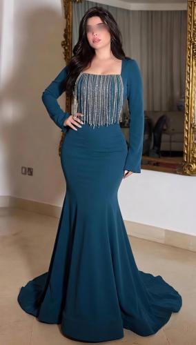 فستان سهره باربي هدب خرز