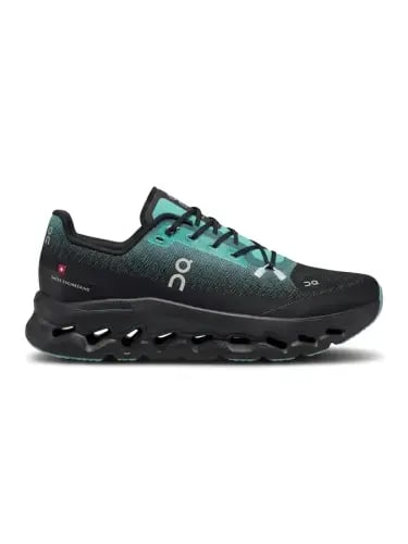ON Running Brand Ivory Black/Teal Blue