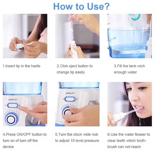 جهاز تنظيف الأسنان بالماء 800ml