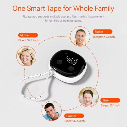 شريط قياس ذكي للجسم