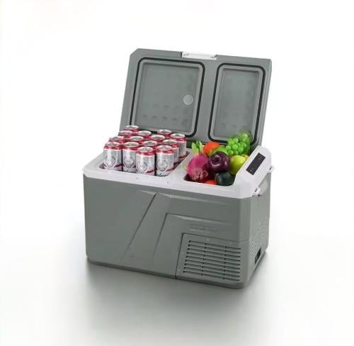 ثلاجة محمولة بنظام تبريد مزدوج