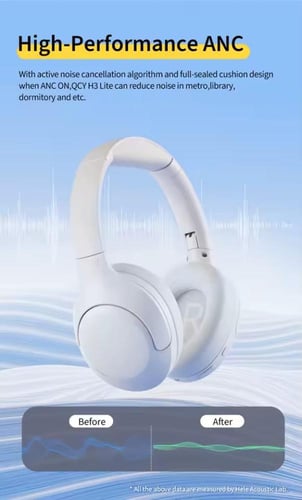 سماعة رأس QCY لاسلكية BT5.3