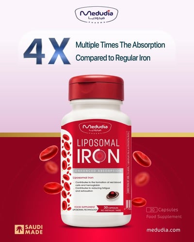 حديد ليبوسومي من ميدوديا - حديد مدعّم بتقنية الليب...