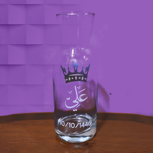فازة مع طباعة