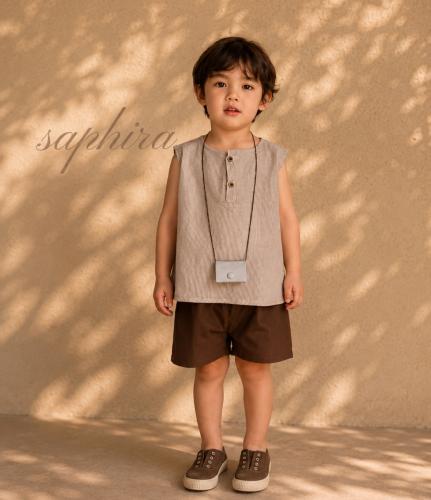 Boy dune set shirt and shorts