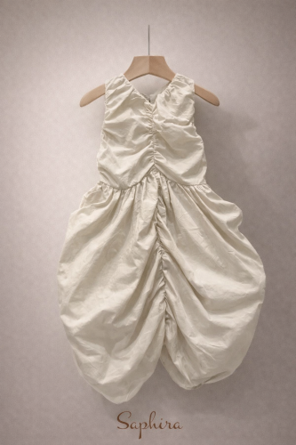 Beige girls dress