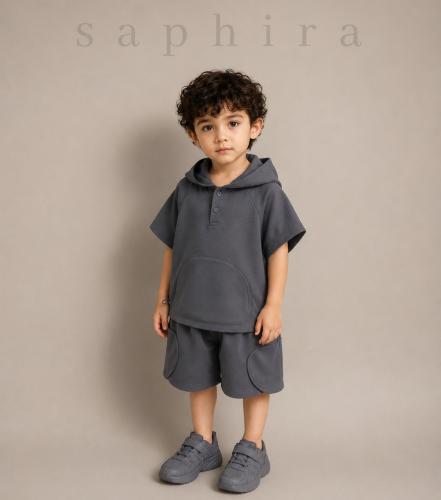 Boy set gray color