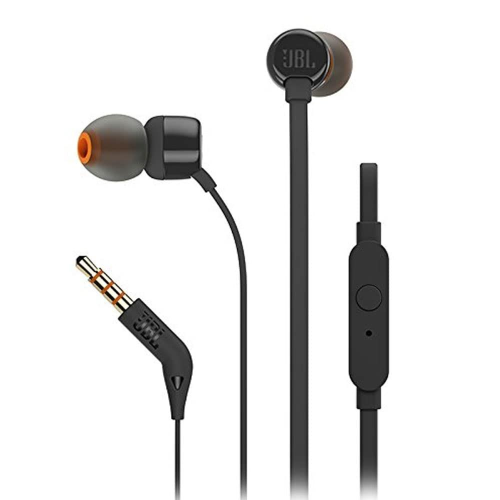 جي بي إل سماعة سلكية T110 In-Ear - اسود مدخل AUX