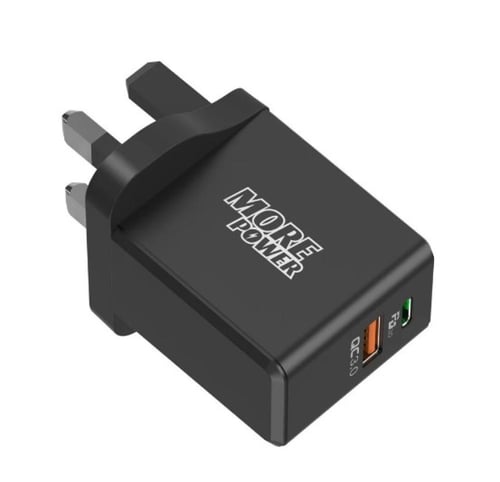 شاحن بيت مور بور 20 واط منفذ PD و USB