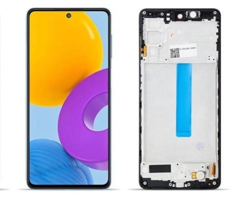 شاشة Screen سامسونج M52 5G مع الاطار