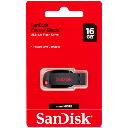 سانديسك فلاش ميموري صغير الحجم بسعة 16 جيجا