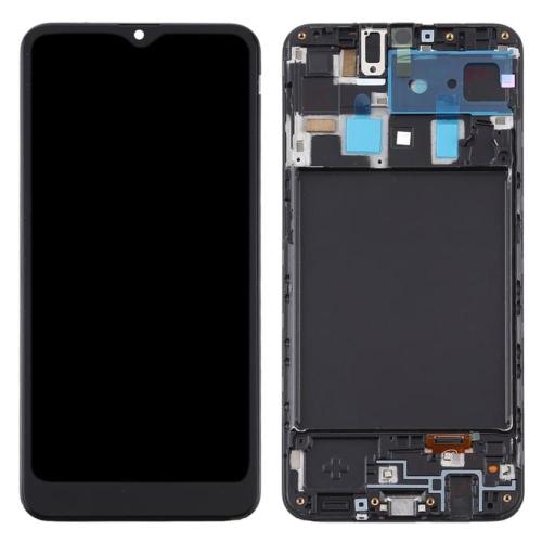شاشة Screen سامسونج A20 مع الفريم