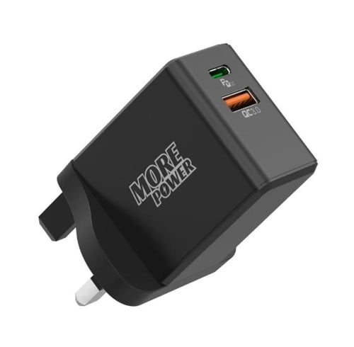 شاحن بيت مور بور 20 واط منفذ PD و USB