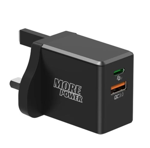 شاحن بيت مور بور 20 واط منفذ PD و USB