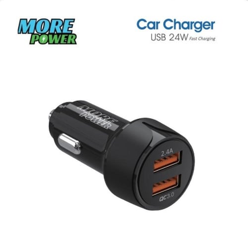 شاحن سيارة مور بور منفذين 24واط ضمان سنتين