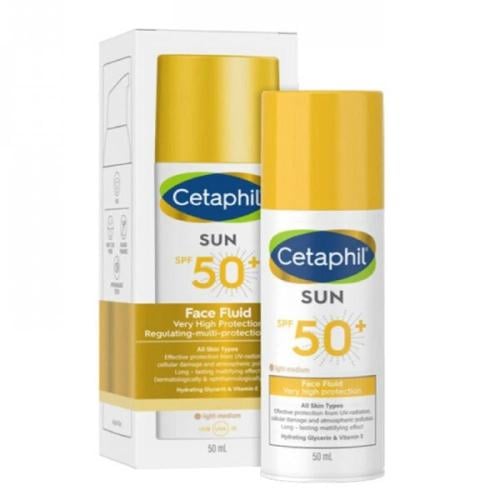 سيتافيل واقي شمس سائل +50مل غير ملون لجميع انواع ا...