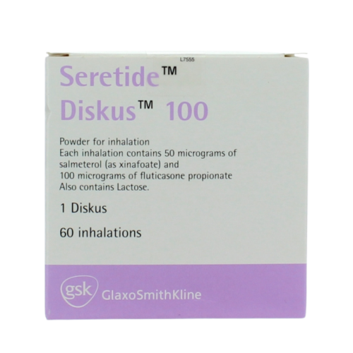 سيريتايد ديسكس 50/100 ميكروجرام 60 جرعة