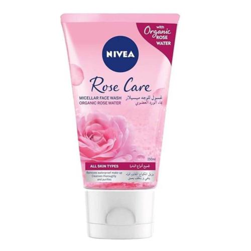 جل التنظيف ميسيلار بماء الورد من نيفيا 150 مل