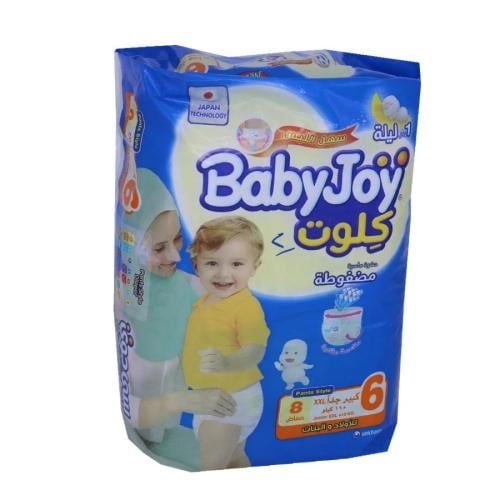 حفاضات بيبي جوي 6 كولوت 8 قطعة