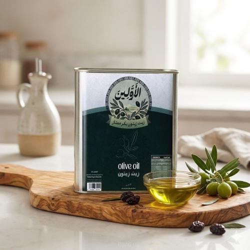 زيت الأولين – زيت زيتون بكر ممتاز 100% (2 لتر)