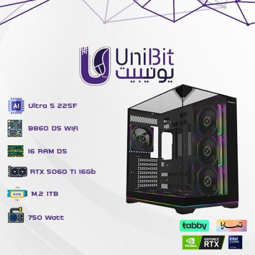 تجميعة بيسي يونيبيت المتوسطة 5060Ti 16Gb