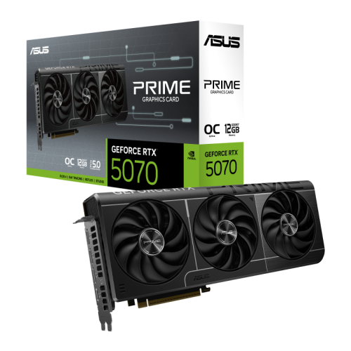 كرت شاشة Asus prime Rtx 5070 OC 12Gb x3