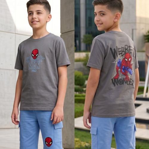 Casual summer set with the superheroes print