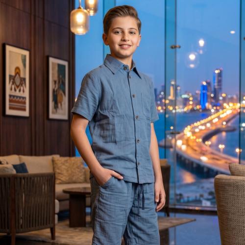 Children's classic set "Lenin Look" in navy blue