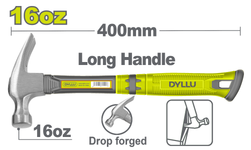 شاكوش بمخلب طويل 400mm 16oz