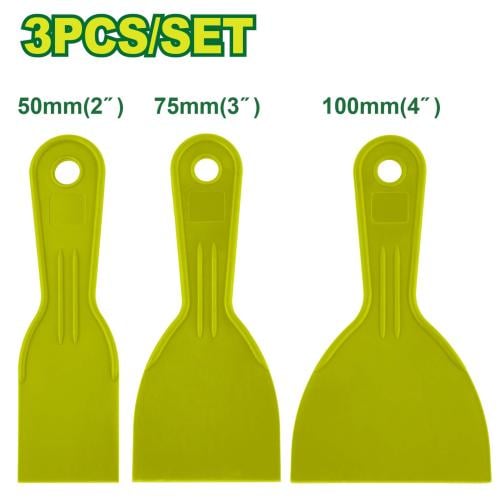 طقم سكين معجون بلاستيك 2"/3"4"