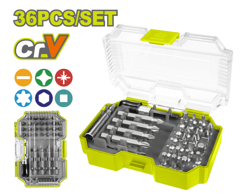 طقم مفكات مسامير 36 قطعه