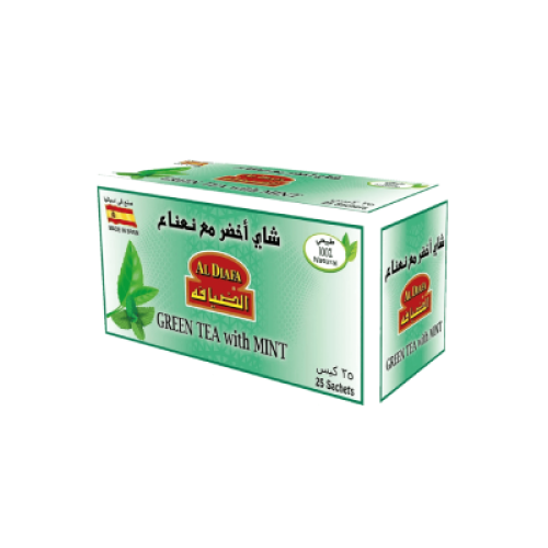 الضيافة اعشاب شاي اخضر مع نعناع 25 خيط * 36