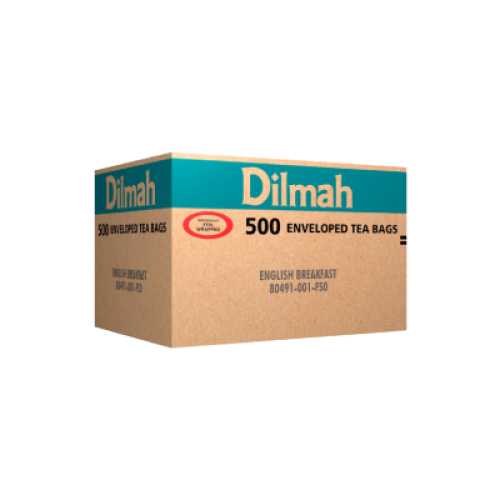 ديلما كيس شاي الفطور الانجليزي مغلف فويل عدد 500
