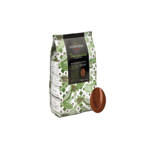 فالرونا تاناريفا شوكولاتة حليب كوفرتيور 33% مدغشقر...