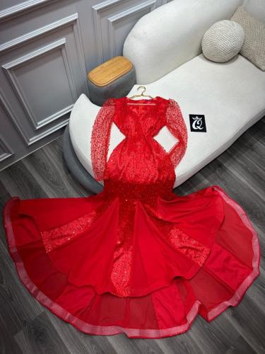 فستان سهره احمر