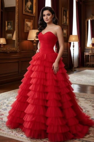 فستان سهره احمر