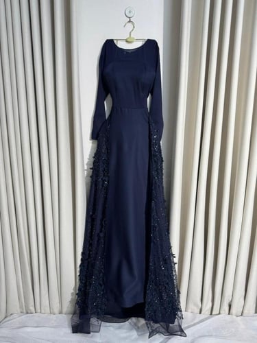 فستان سهره كحلي