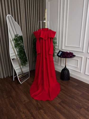 فستان سهره احمر