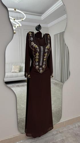 فستان سهره بني