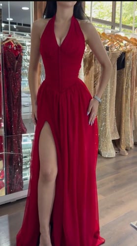 فستان سهره احمر